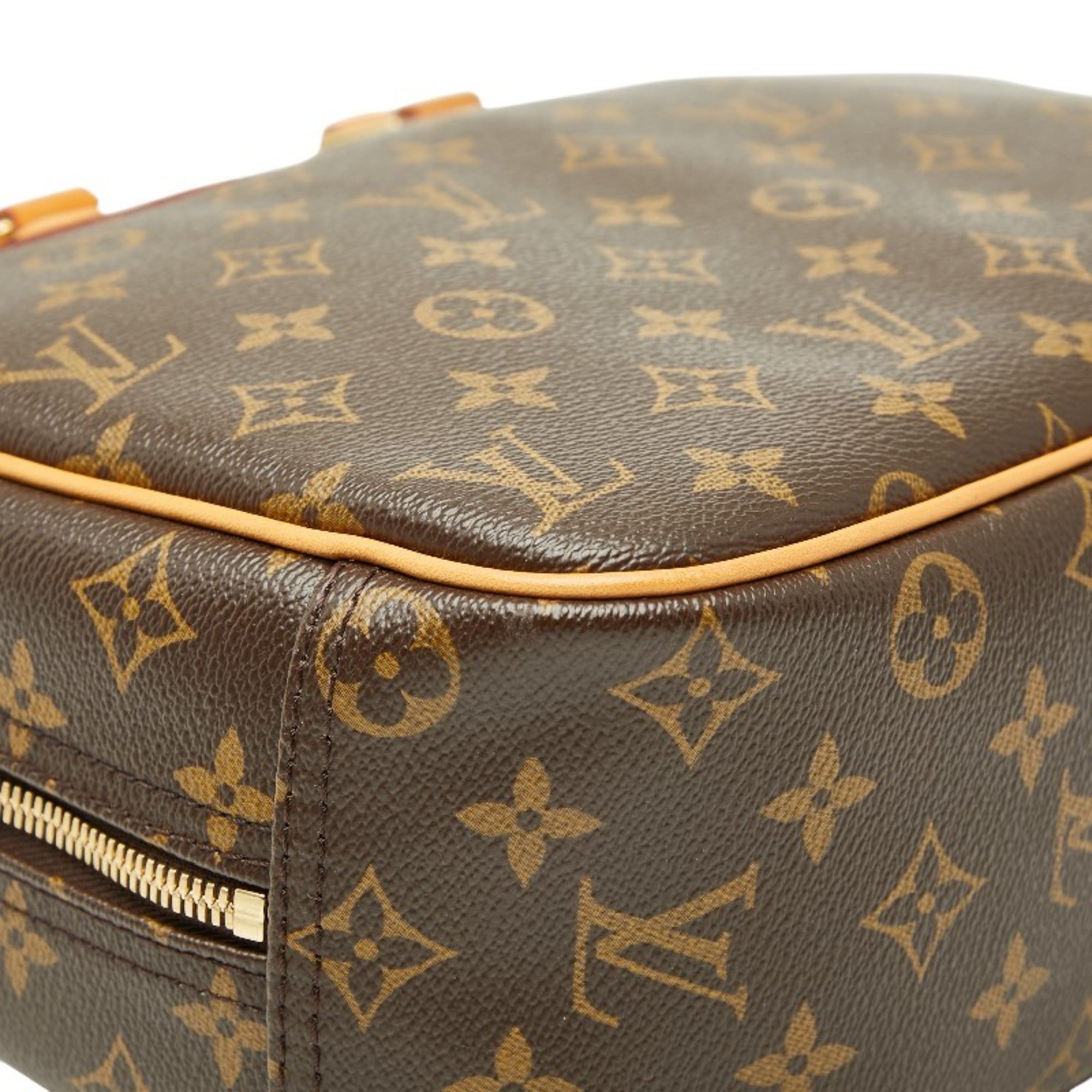 Louis Vuitton Monogram Brown Pvc Leather Handbag (Pre-Owned)