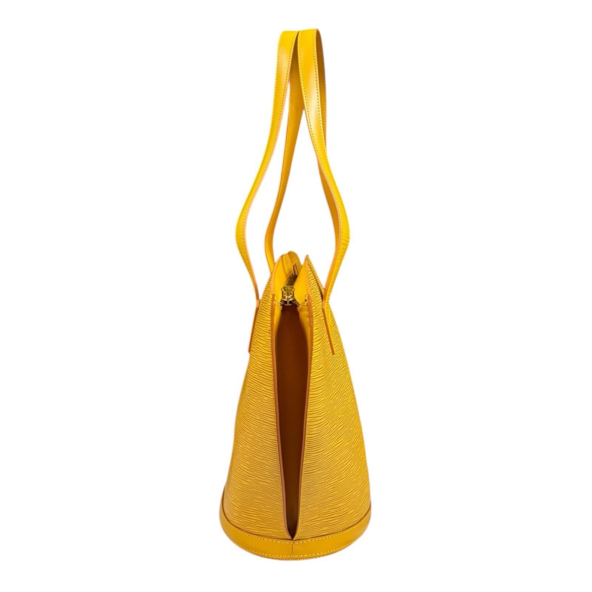 Louis Vuitton Epi Yellow Epi Leather Shoulder Bag (Pre-Owned)