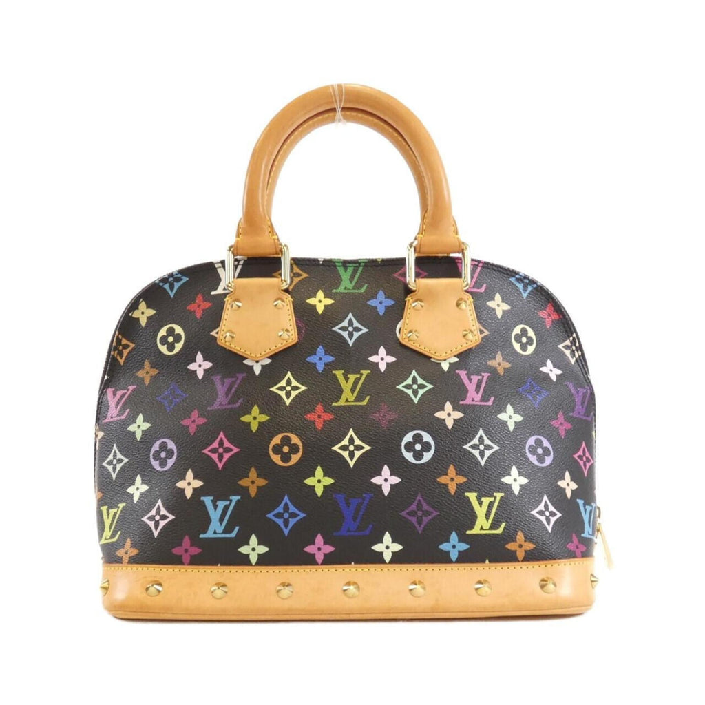 Louis Vuitton Black Coated Canvas Handbag (Pre-Owned)