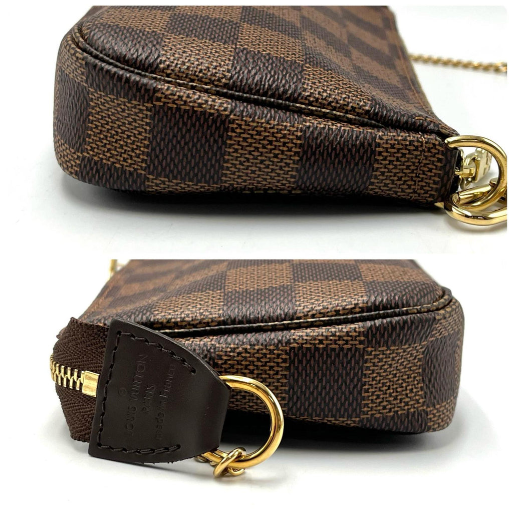 Louis Vuitton Brown Damier Canvas Pochette Pouch (Pre-Owned)