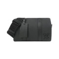 Louis Vuitton Black Leather Shoulder Bag (Pre-Owned)
