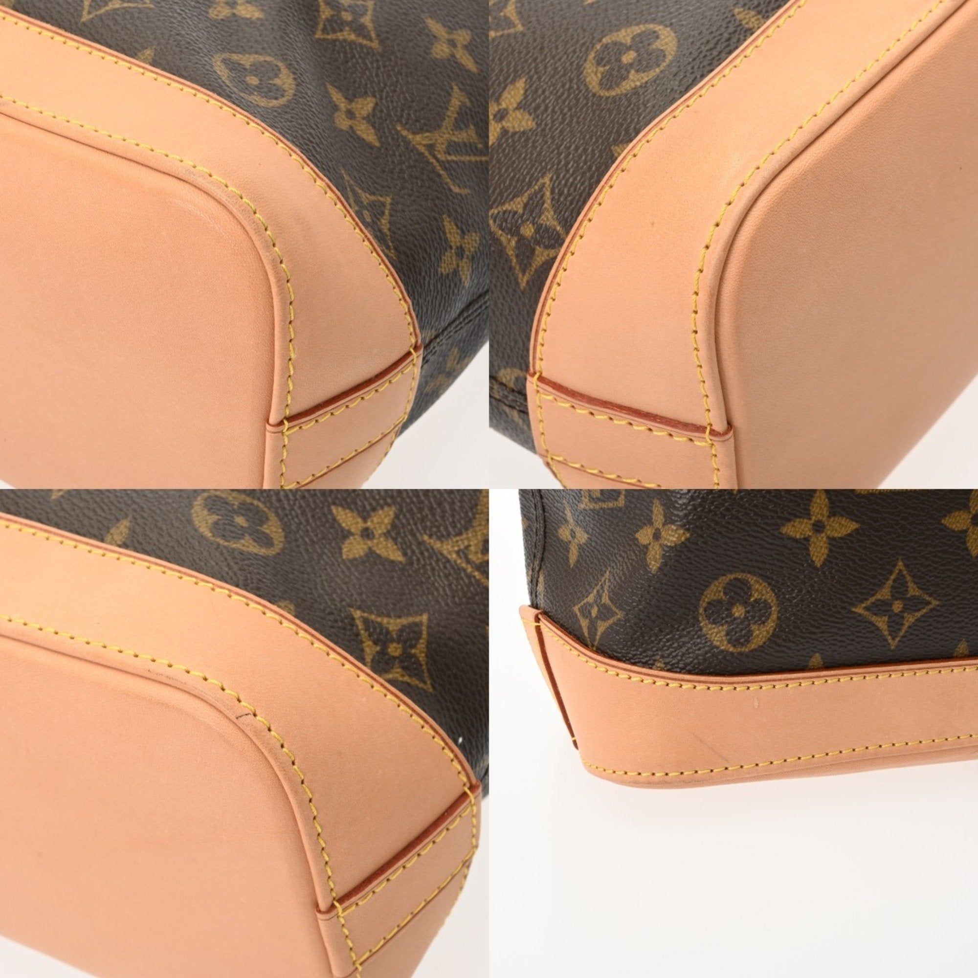 Louis Vuitton Brown Monogram Canvas Handbag (Pre-Owned)