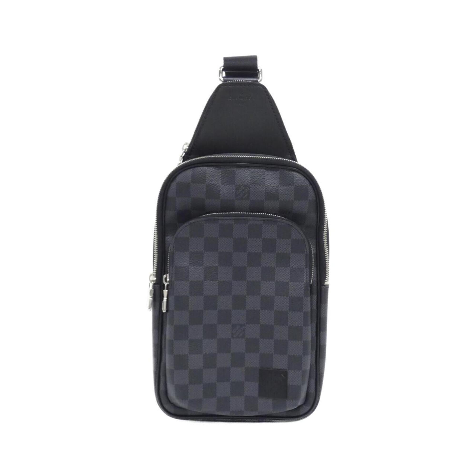 Louis Vuitton Graphite Coated Canvas Shoulder Bag (Pre-Owned)