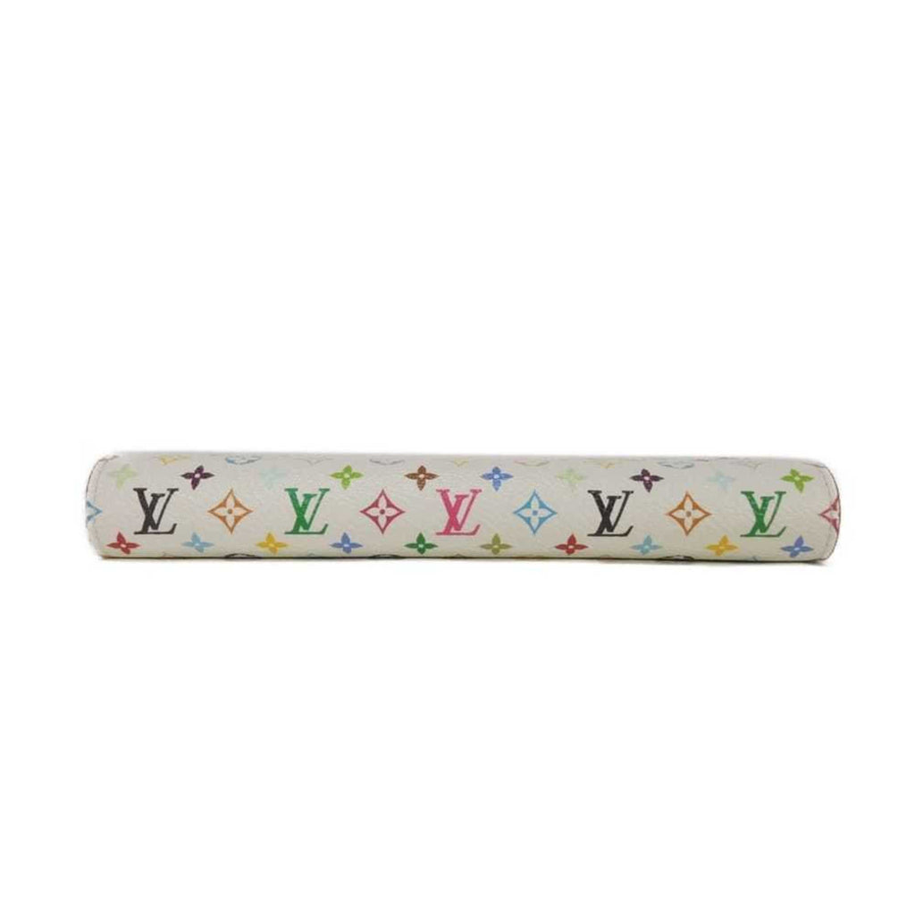 Louis Vuitton Monogram Multi-Color Pink White Monogram Multicolore Canvas Leather Long Wallet (Bi-Fold) (Pre-Owned)
