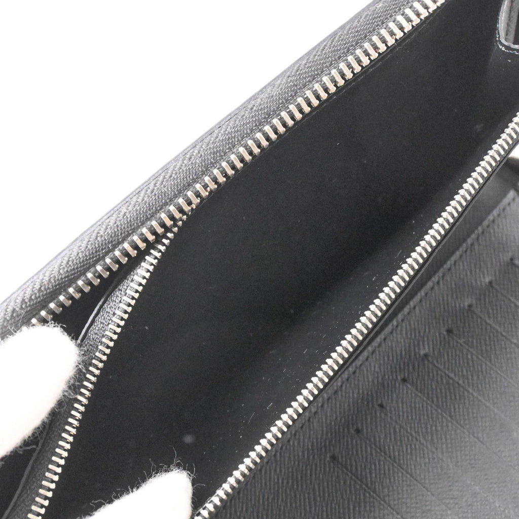 Louis Vuitton Epi Noir Epi Leather Long Wallet (Bi-Fold) (Pre-Owned)