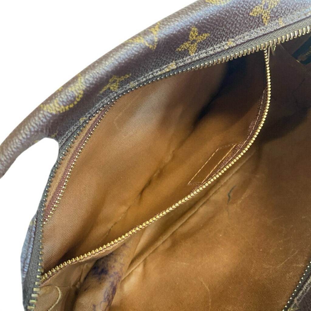Louis Vuitton Brown Leather Clutch Bag Pouch (Pre-Owned)