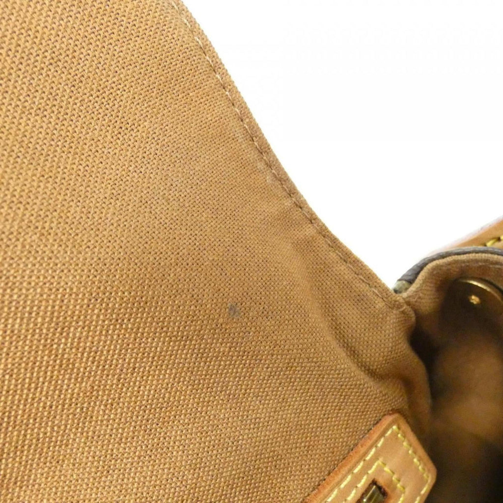 Louis Vuitton Marron Coated Canvas Shoulder Bag (Pre-Owned)