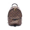 Louis Vuitton Black Brown Pvc Coated Canvas Leather Backpack (Pre-Owned)