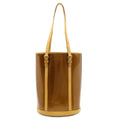 Louis Vuitton Brown Leather Shoulder Bag Tote Bag (Pre-Owned)