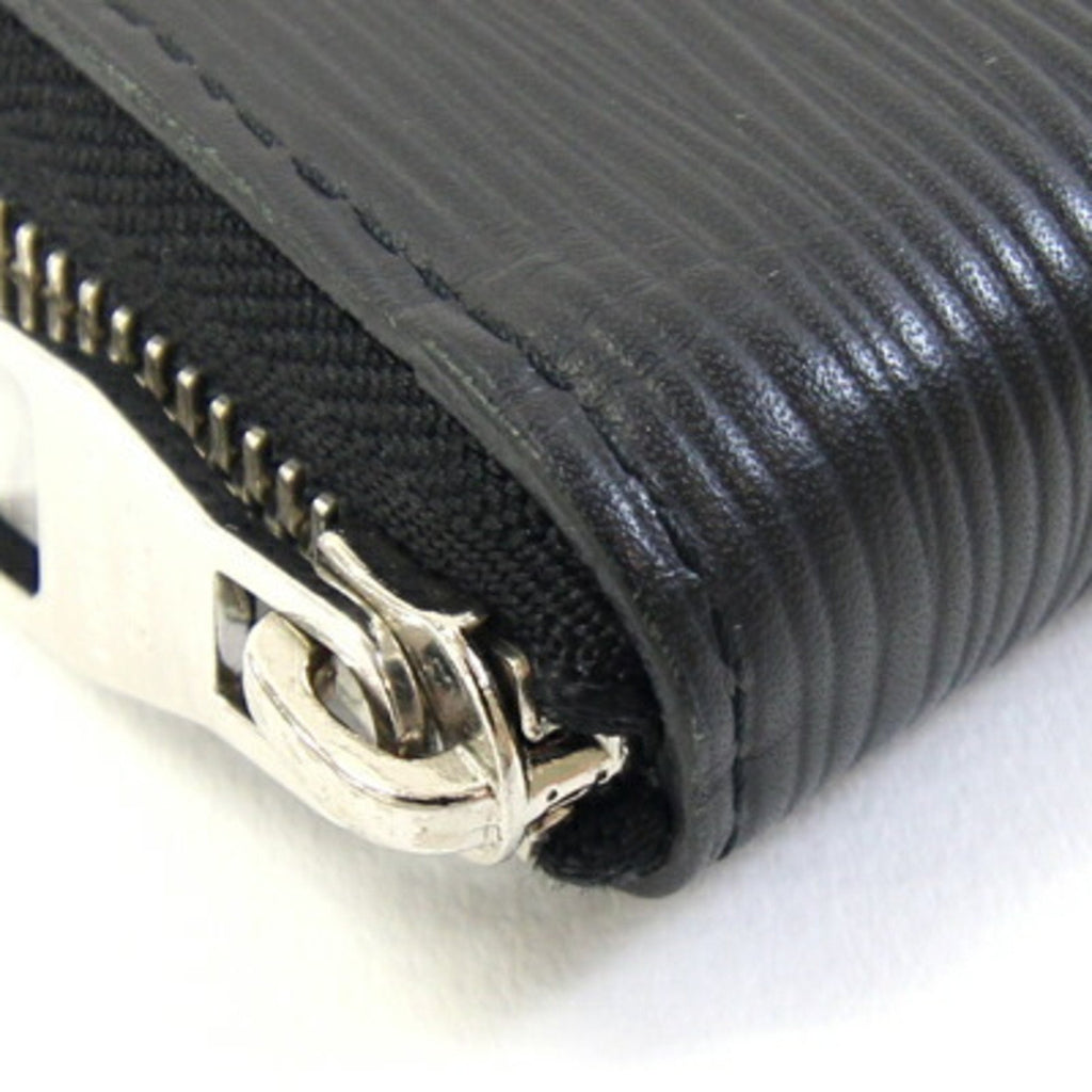 Louis Vuitton Black Noir Epi Leather Long Wallet (Bi-Fold) (Pre-Owned)