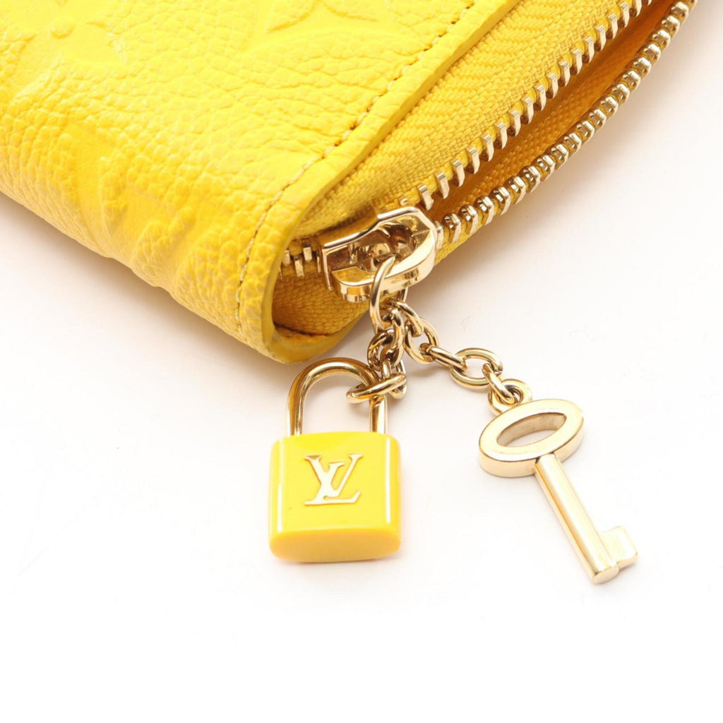 Louis Vuitton Monogram Empreinte Yellow Monogram Empreinte Long Wallet (Bi-Fold) (Pre-Owned)