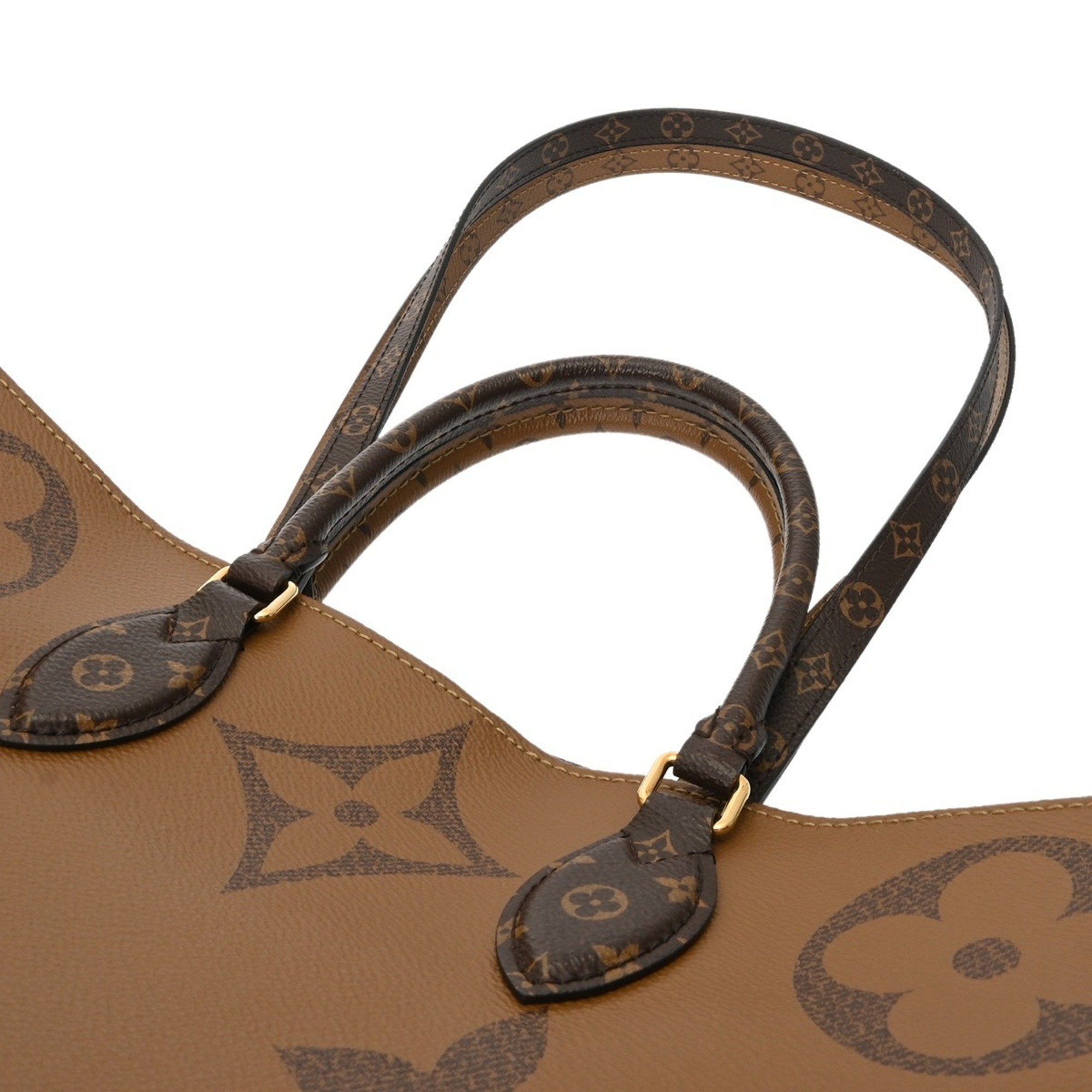 Louis Vuitton Brown Monogram Canvas Handbag (Pre-Owned)