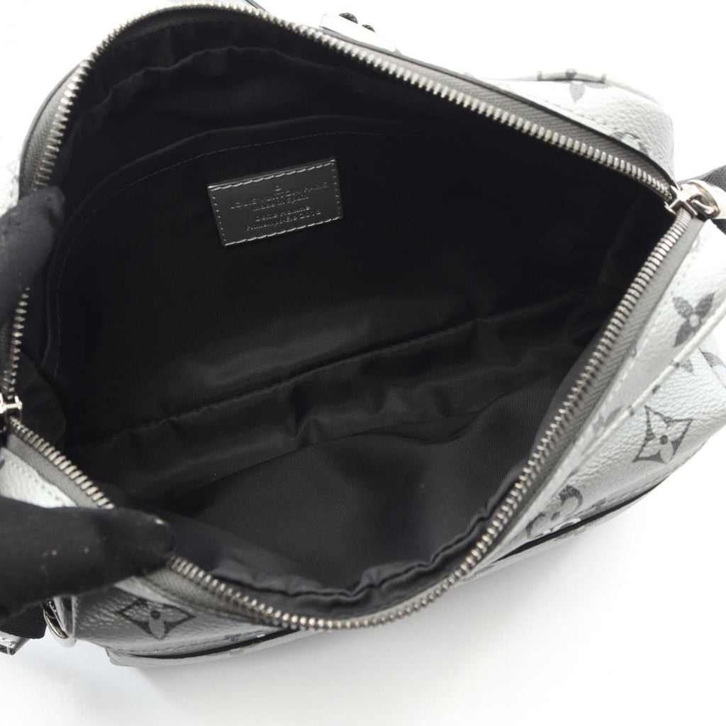 Louis Vuitton Silver Coated Canvas Shoulder Bag (Pre-Owned)