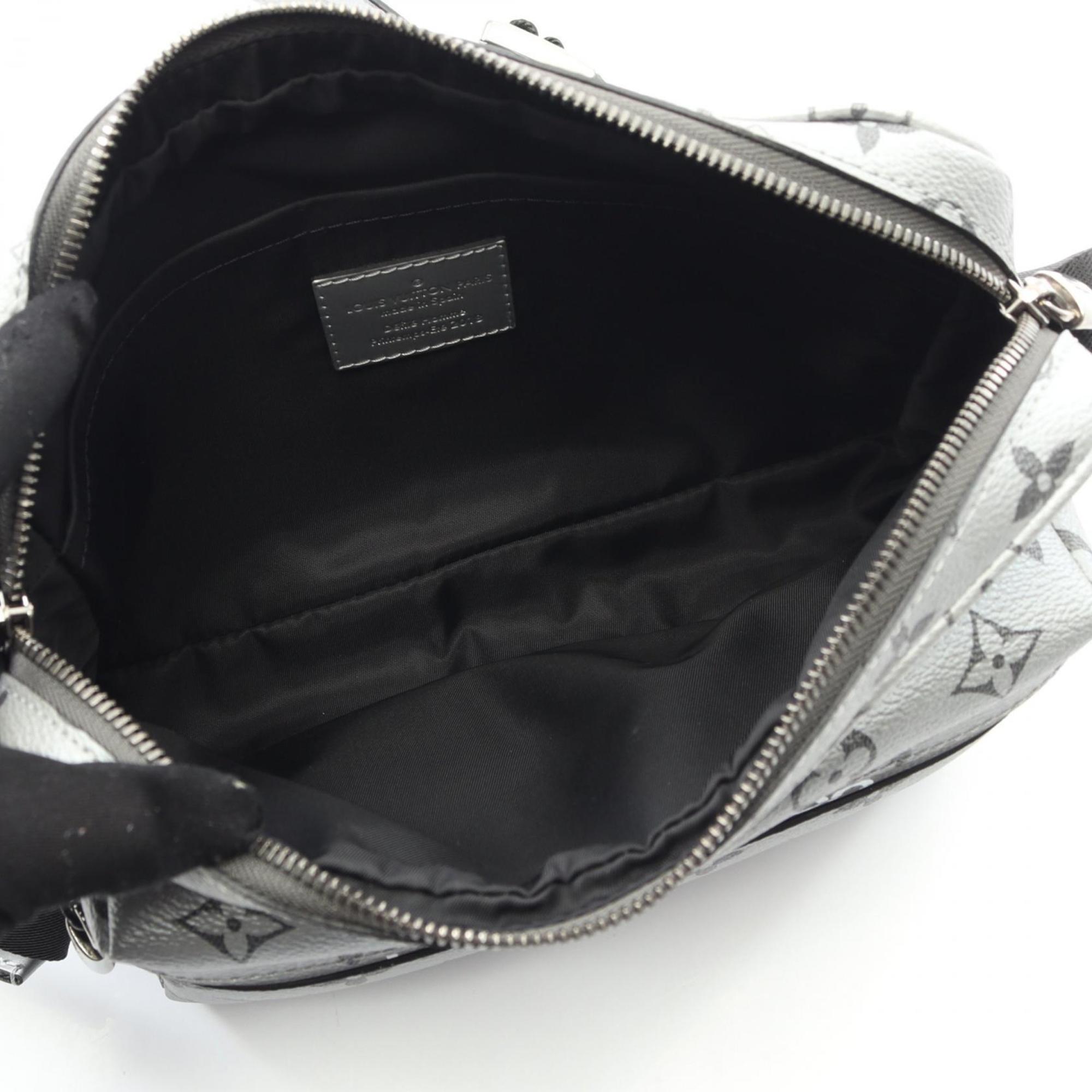 Louis Vuitton Silver Coated Canvas Shoulder Bag (Pre-Owned)