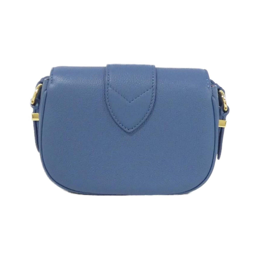 Louis Vuitton Blue Leather Shoulder Bag (Pre-Owned)