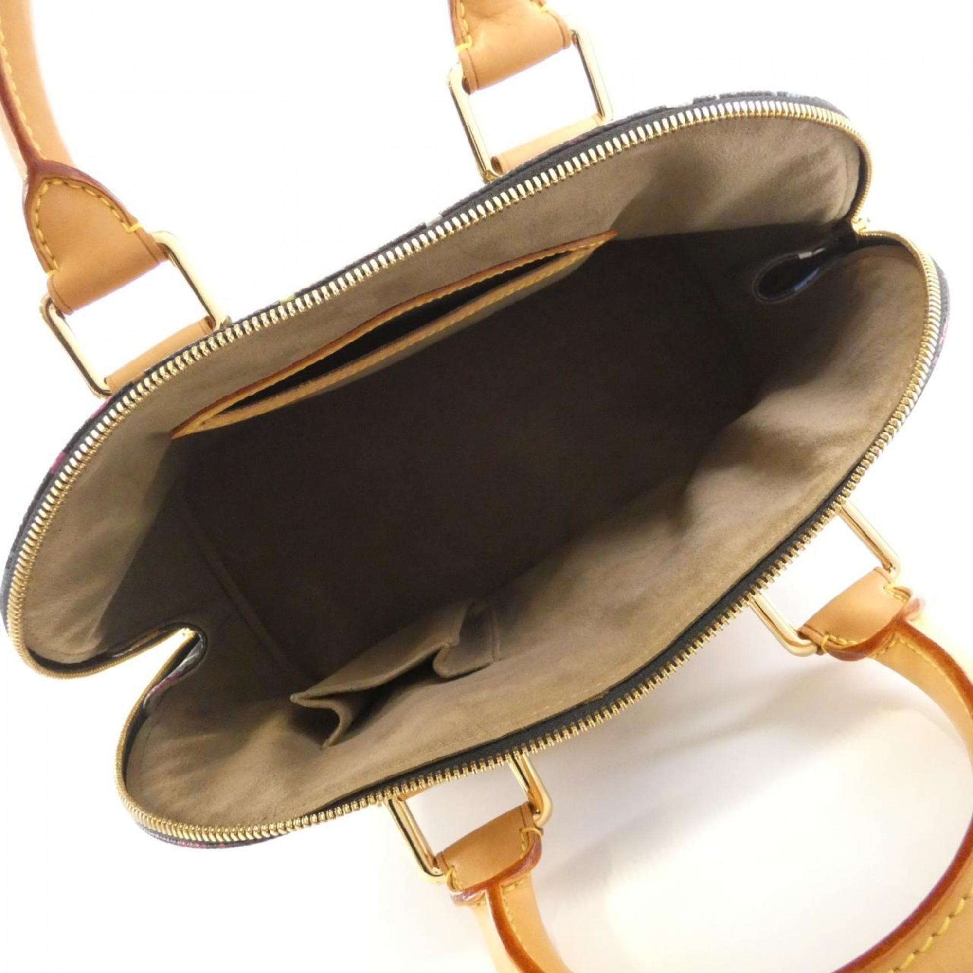 Louis Vuitton Black Coated Canvas Handbag (Pre-Owned)