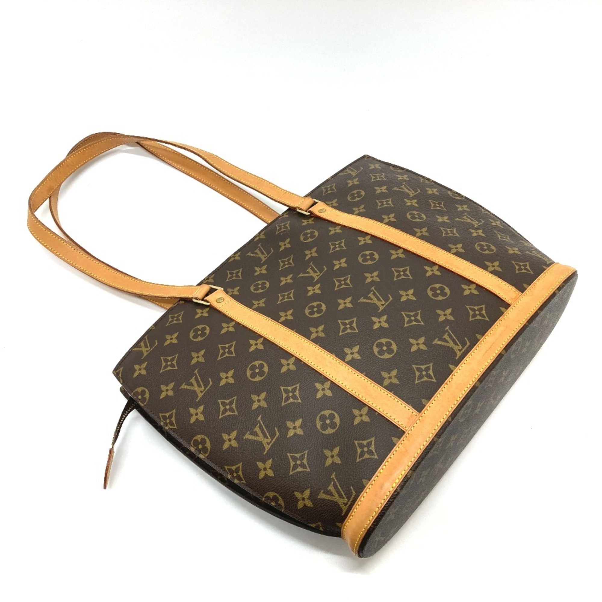 Louis Vuitton Brown Monogram Shoulder Bag Tote Bag (Pre-Owned)