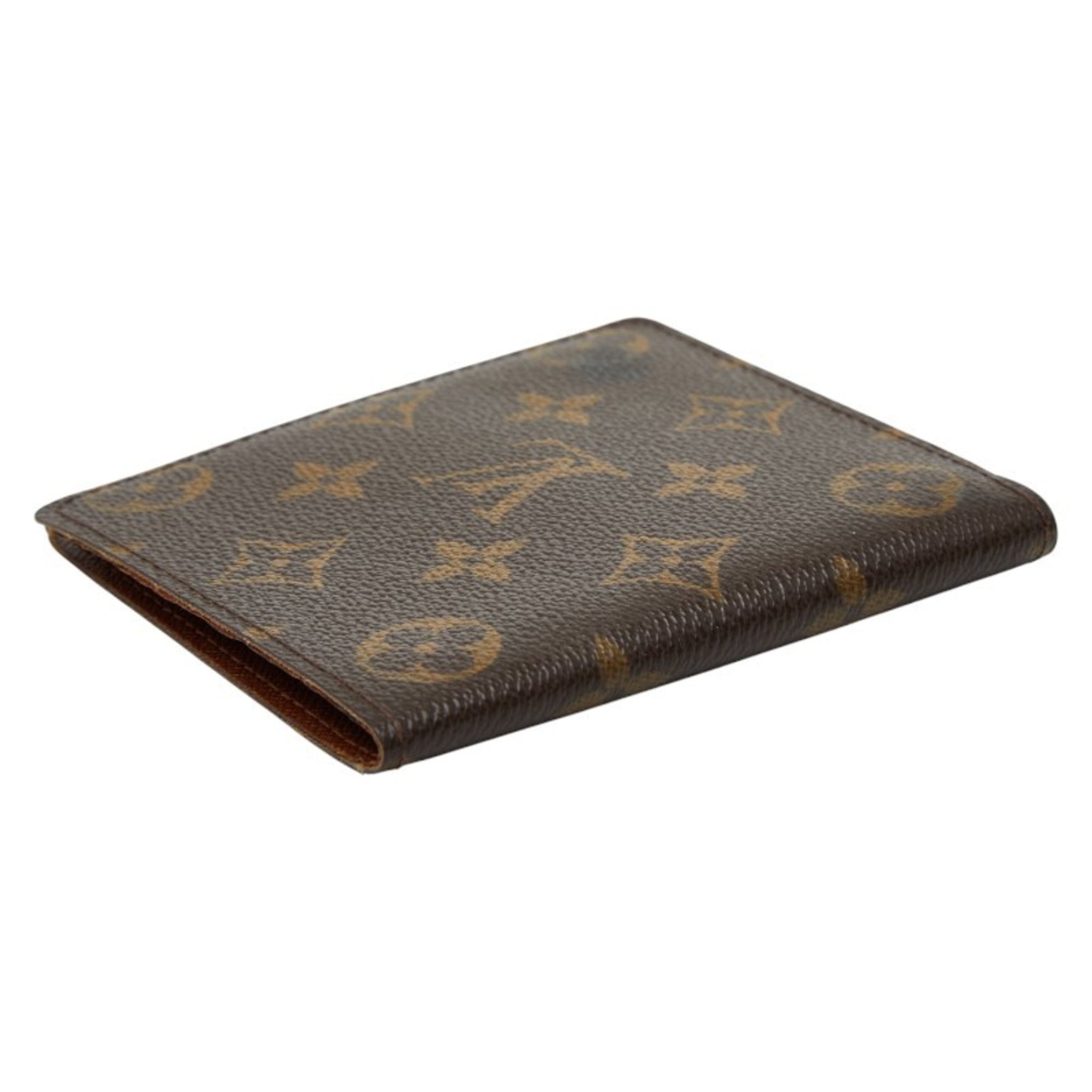 Louis Vuitton Brown Pvc Leather Bill Wallet (Bi-Fold) (Pre-Owned)