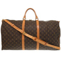 Louis Vuitton Brown Monogram Canvas Boston Bag (Pre-Owned)