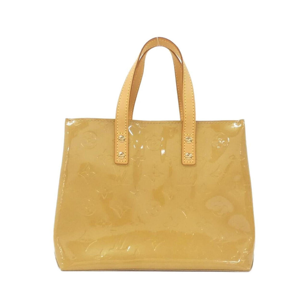 Louis Vuitton Gold Brown Leather Handbag (Pre-Owned)