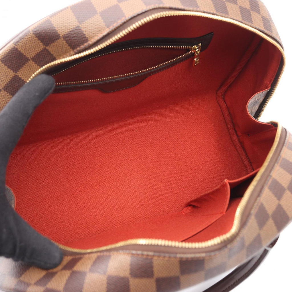 Louis Vuitton Brown Coated Canvas Leather Handbag (Pre-Owned)