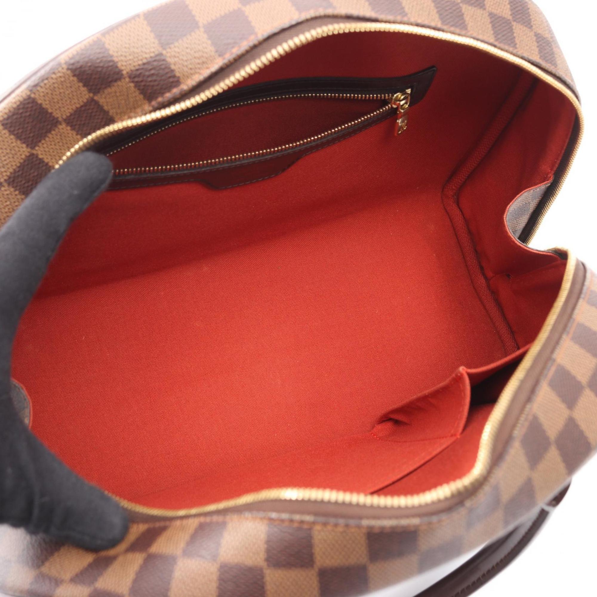 Louis Vuitton Brown Coated Canvas Leather Handbag (Pre-Owned)