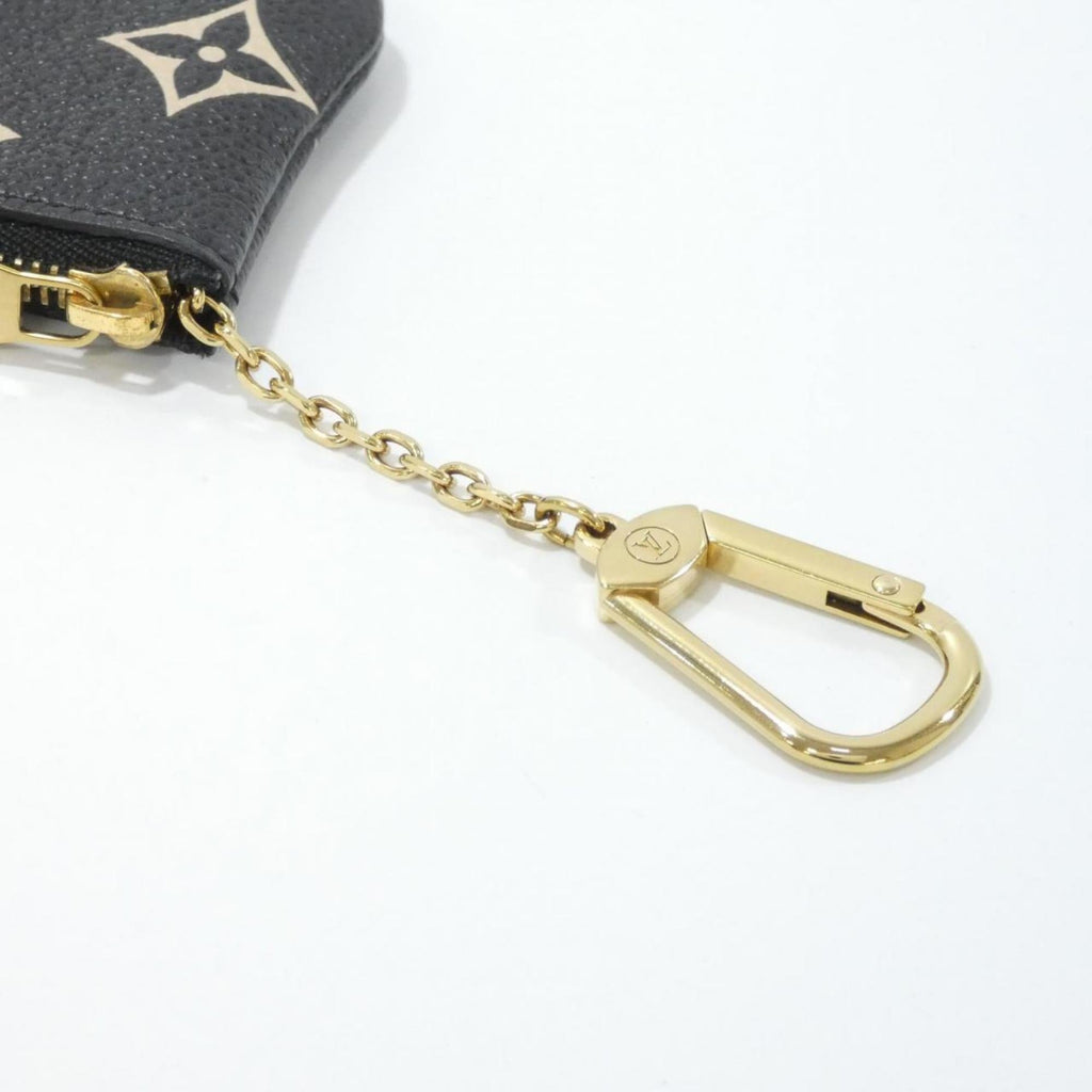 Louis Vuitton Monogram Empreinte Beige Black Leather Coin Purse/Coin Case (Pre-Owned)