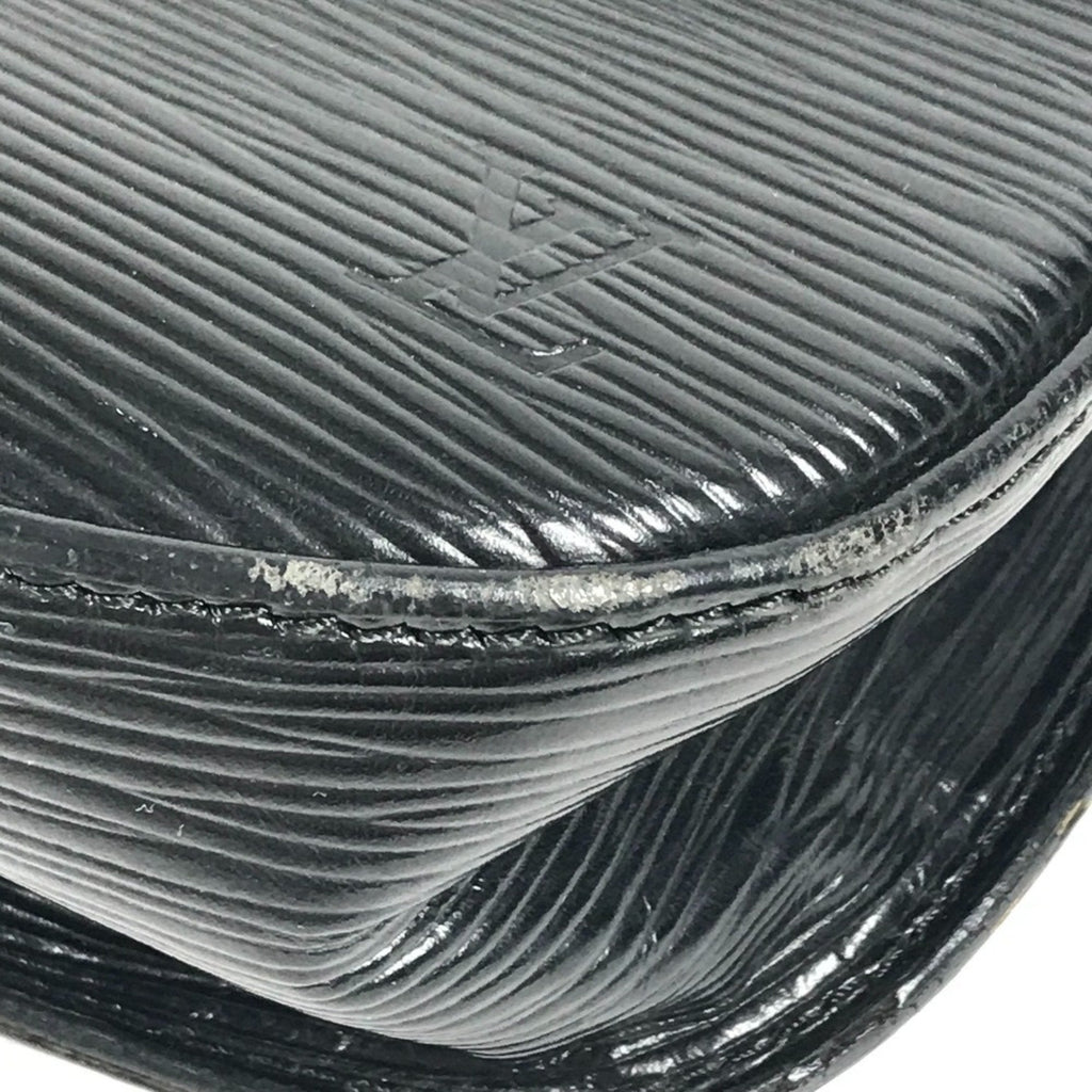 Louis Vuitton Black Noir Epi Leather Shoulder Bag (Pre-Owned)