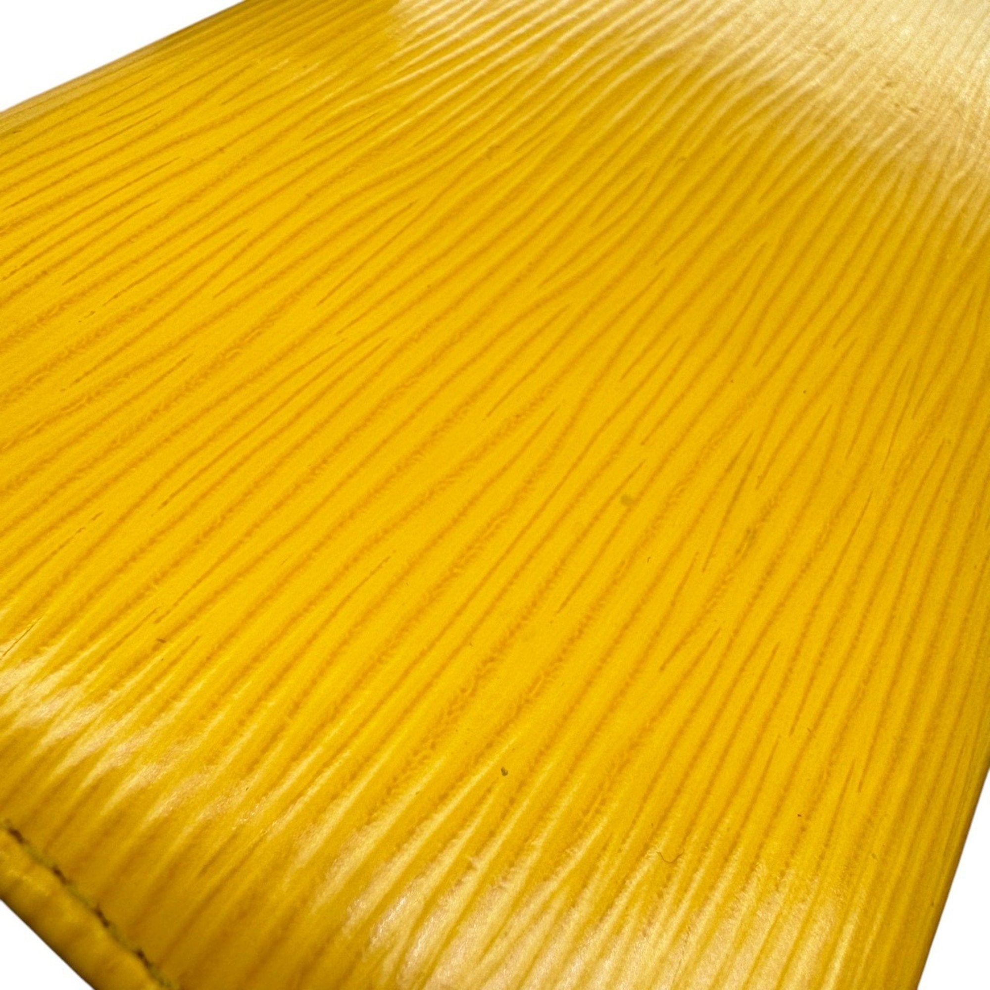 Louis Vuitton Yellow Epi Leather Long Wallet (Bi-Fold) (Pre-Owned)