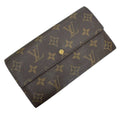 Louis Vuitton Brown Monogram Long Wallet (Bi-Fold) (Pre-Owned)