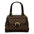 Louis Vuitton Brown Leather Pvc Boston Bag Handbag Tote Bag (Pre-Owned)
