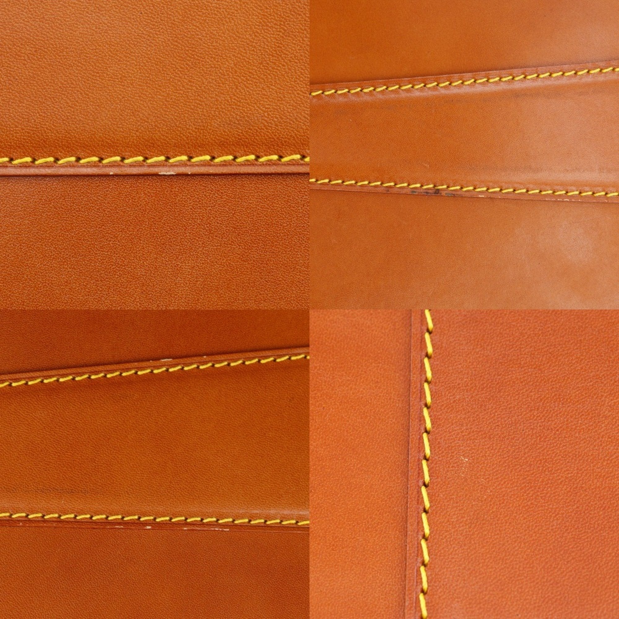 Louis Vuitton Brown Camel Nomade Leather Briefcase (Pre-Owned)