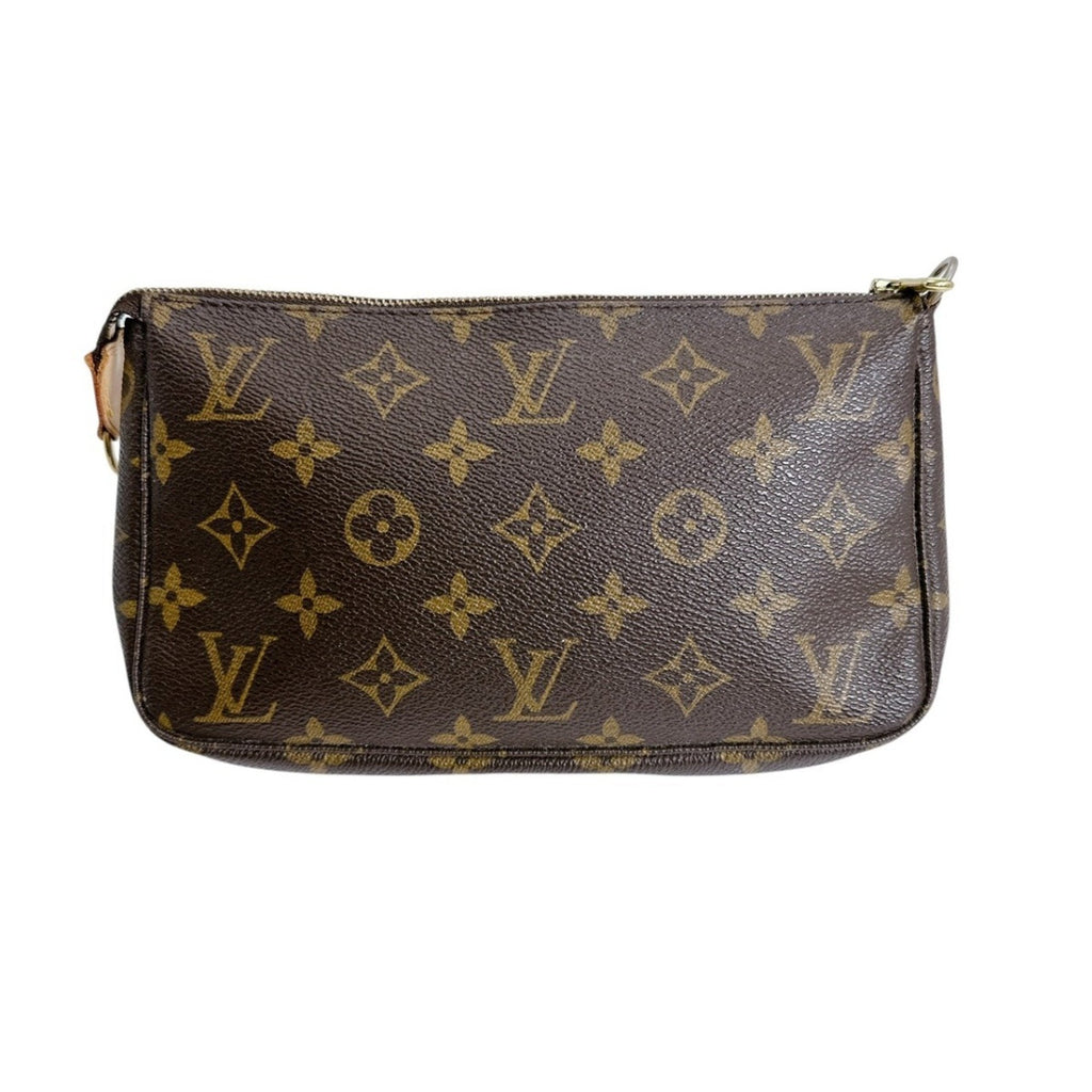Louis Vuitton Monogram Brown Monogram Pochette Pouch Shoulder Bag (Pre-Owned)