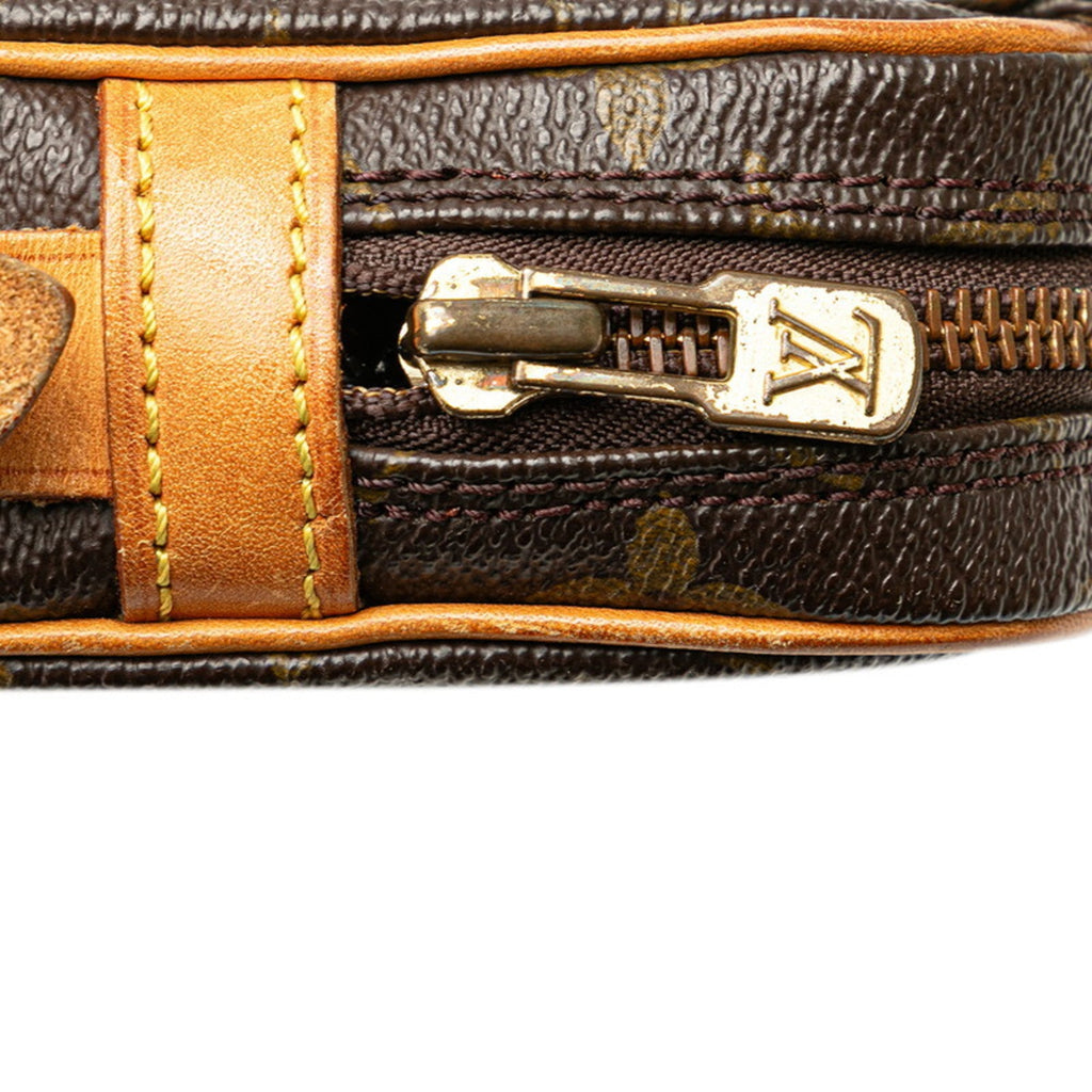 Louis Vuitton Brown Pvc Leather Pochette Shoulder Bag (Pre-Owned)