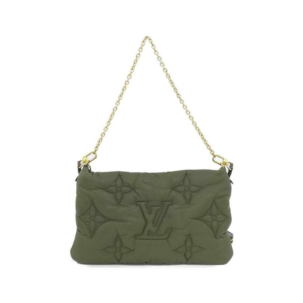 Louis Vuitton Beige Khaki Pochette Shoulder Bag (Pre-Owned)