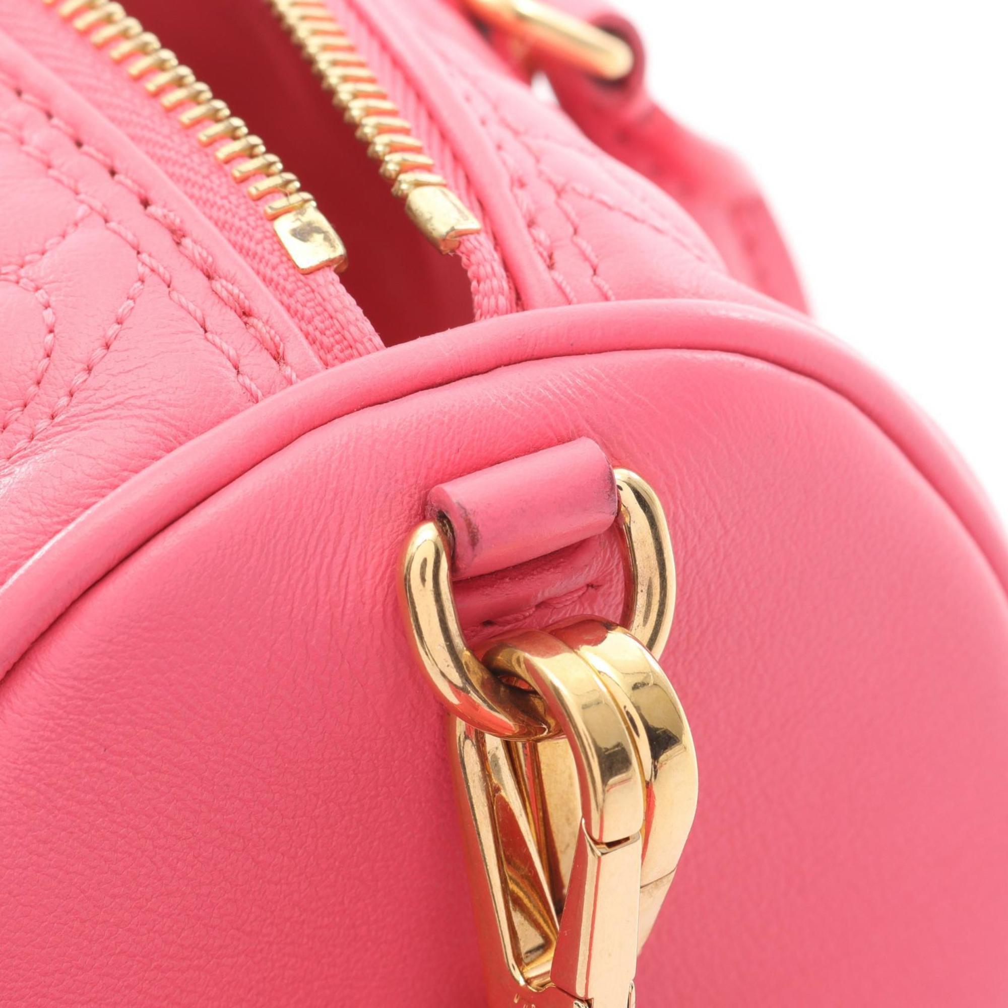 Louis Vuitton Pink Leather Handbag (Pre-Owned)