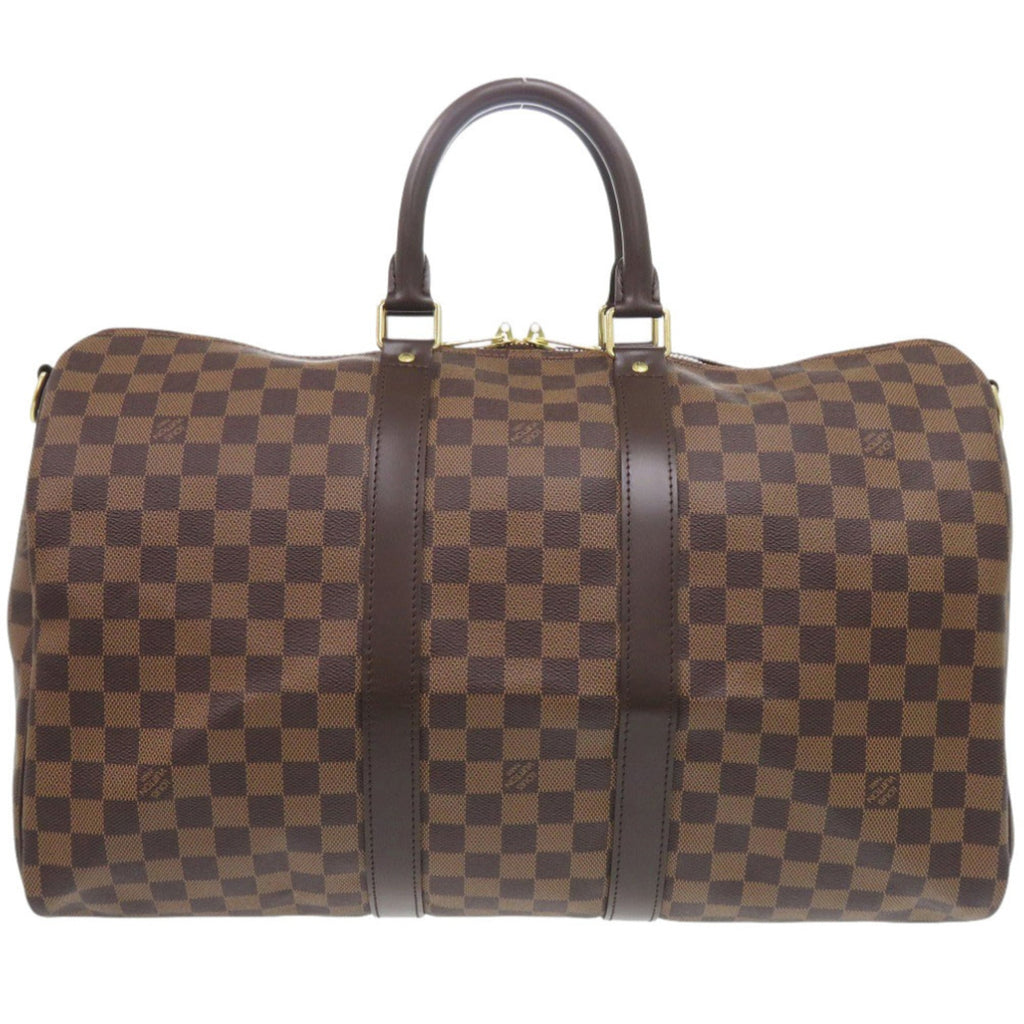 Louis Vuitton Brown Damier Canvas Boston Bag (Pre-Owned)