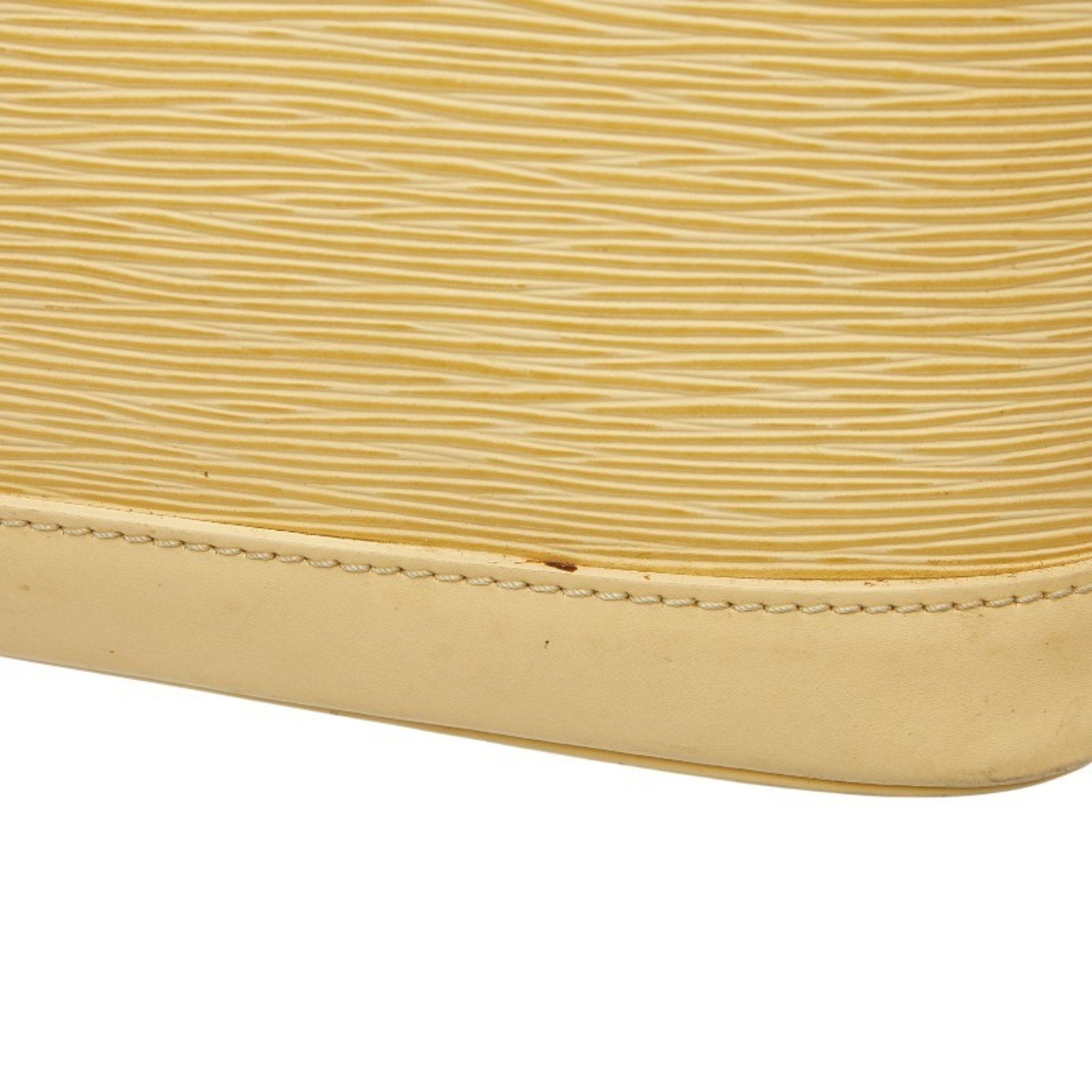 Louis Vuitton Yellow Leather Handbag (Pre-Owned)