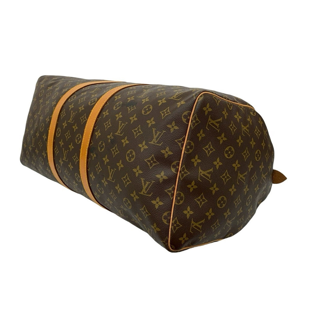 Louis Vuitton Brown Leather Pvc Boston Bag (Pre-Owned)