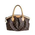 Louis Vuitton Brown Monogram Canvas Handbag (Pre-Owned)