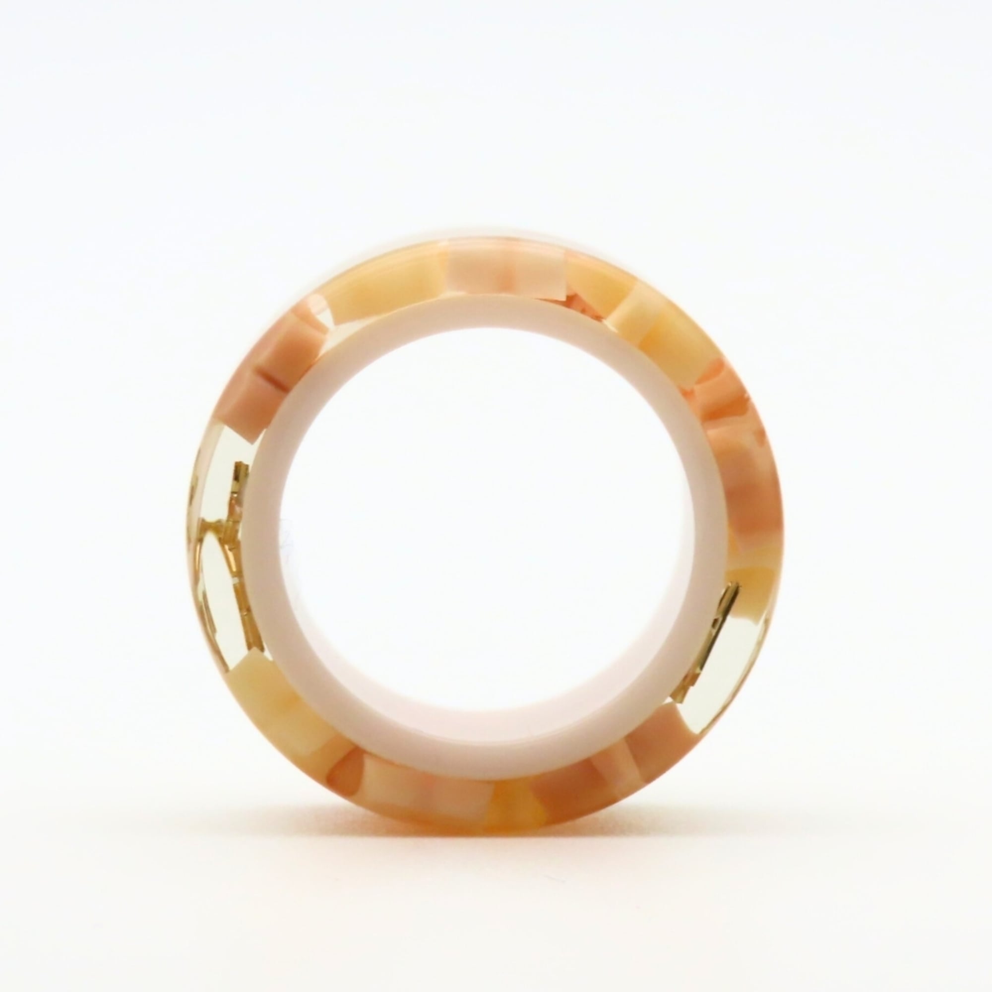 Louis Vuitton Monogram Pink Rose Monogram Resin Band Ring (Pre-Owned)