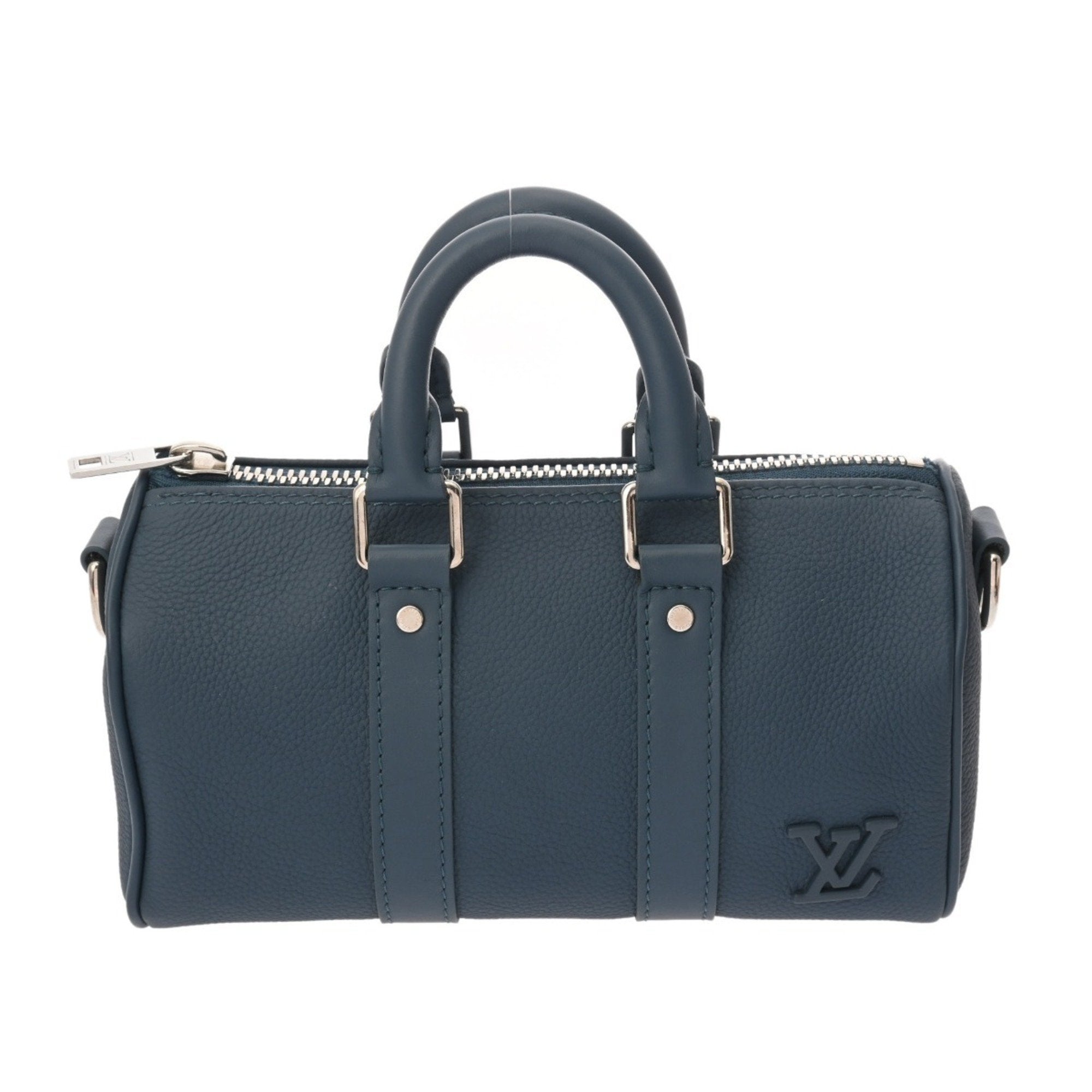 Louis Vuitton Blue Leather Handbag (Pre-Owned)