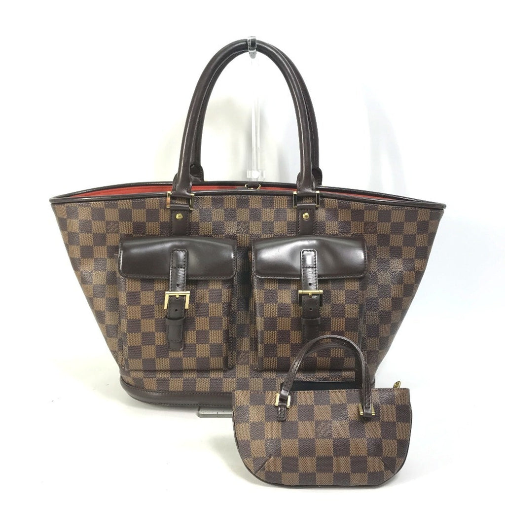 Louis Vuitton Damier Brown Ebene Damier Canvas Shoulder Bag Tote Bag (Pre-Owned)