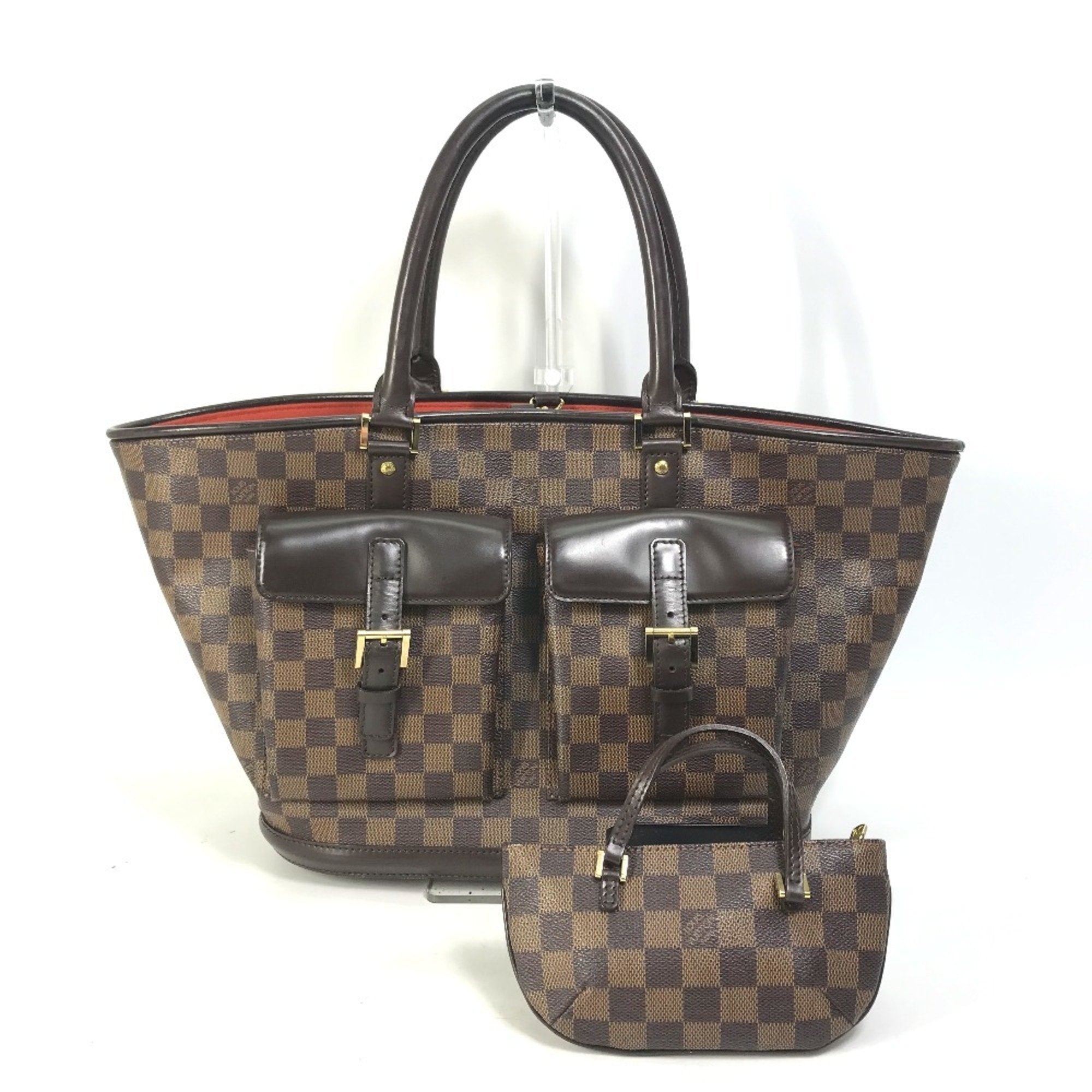 Louis Vuitton Damier Brown Ebene Damier Canvas Shoulder Bag Tote Bag (Pre-Owned)