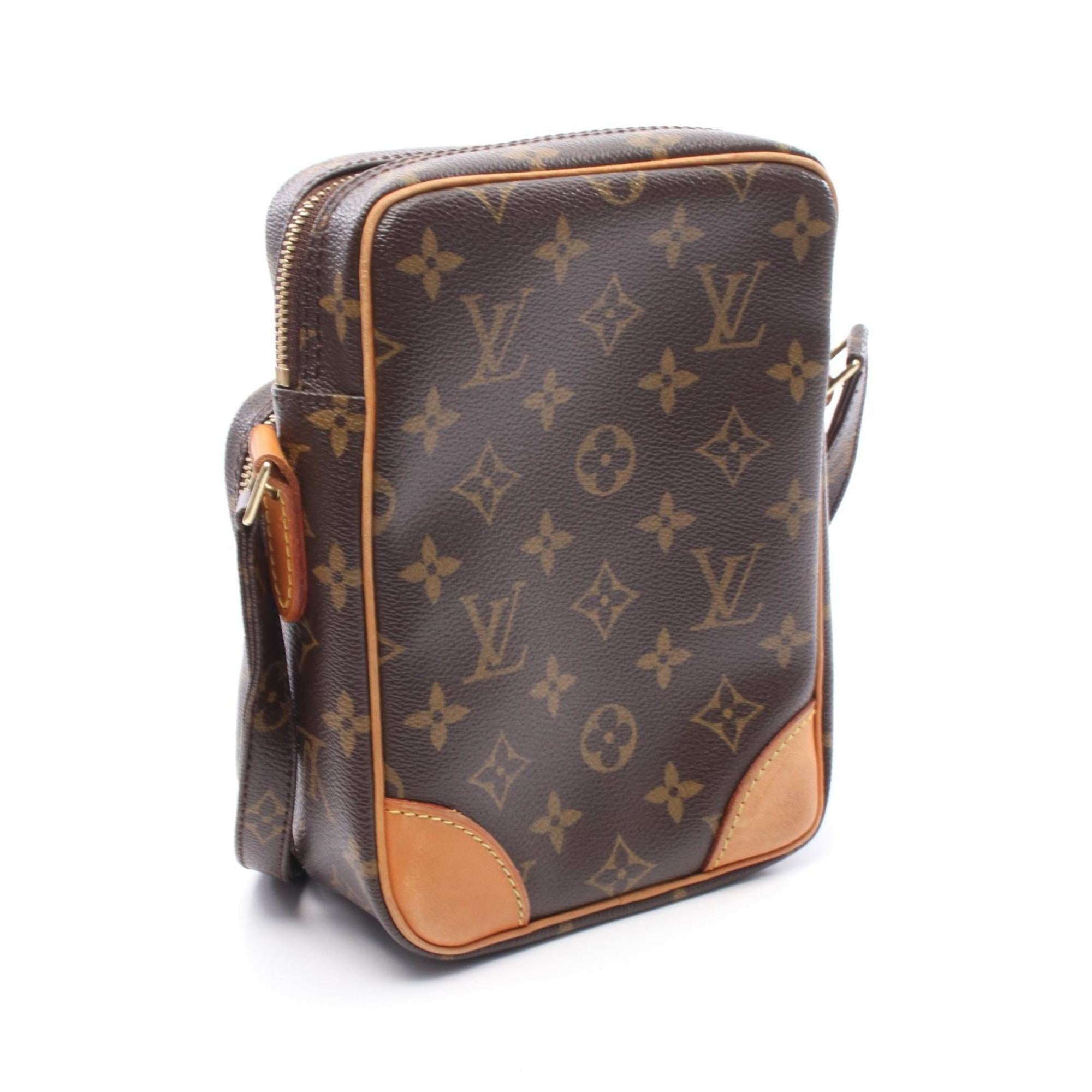 Louis Vuitton Brown Monogram Coated Canvas Shoulder Bag (Pre-Owned)