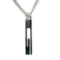 G Motif Pendant Necklace Sterling Silver