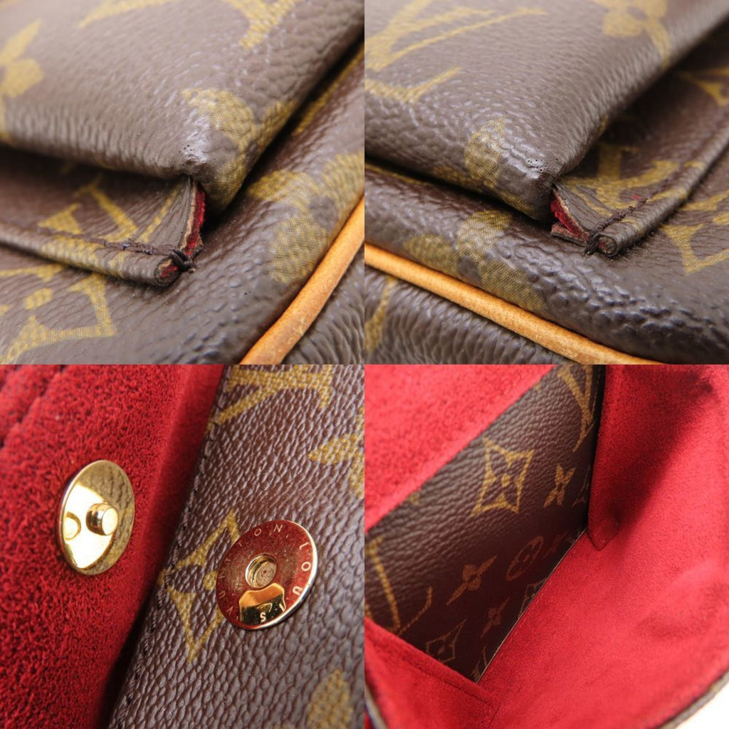 Louis Vuitton Brown Canvas Shoulder Bag (Pre-Owned)