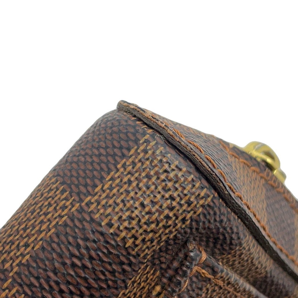 Louis Vuitton Brown Damier Canvas Ebene Damier Canvas Pouch Shoulder Bag Sling Bag (Pre-Owned)