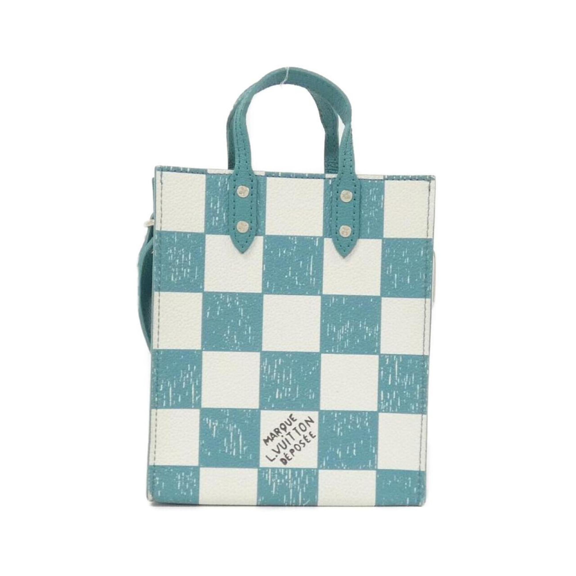 Louis Vuitton Turquoise Leather Handbag (Pre-Owned)