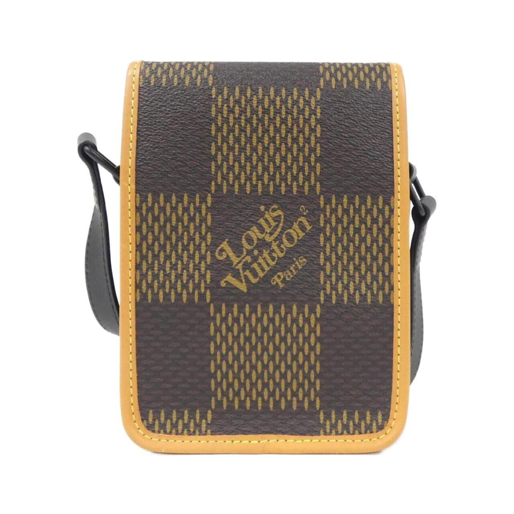 Louis Vuitton Ebene Coated Canvas Shoulder Bag (Pre-Owned)